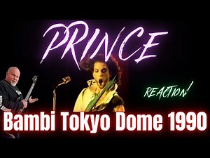PRINCE - Bambi Live Tokyo Dome 1990 Reaction!