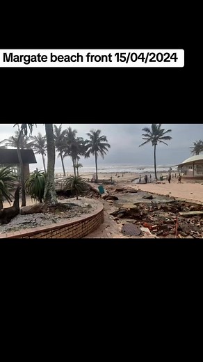 Devastation in Margate and Ramsgate Beach Front after Heavy Rain