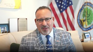 Thank you, @SecCardona for joining us in celebrating School Psychologists this #SchoolPsychWeek! We are grateful for your leadership and the work you do each day at @usedgov to help children grow and thrive together. | National Association of School Psychologists