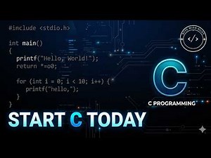 C Language Tutorial for Beginners | Full Course Day 1