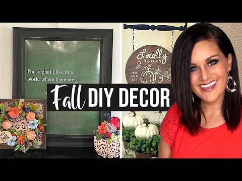5 Way COOL, Dirt CHEAP FALL DIY DECOR Ideas on a Budget!