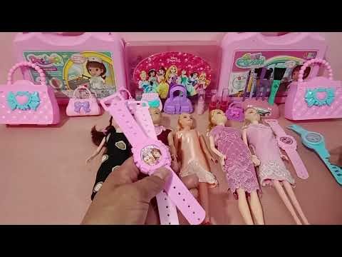 Hello kitty/ 8 Minutes Most Satisfying Barbie and friends Beautiful Collection Accessories/ ASMR