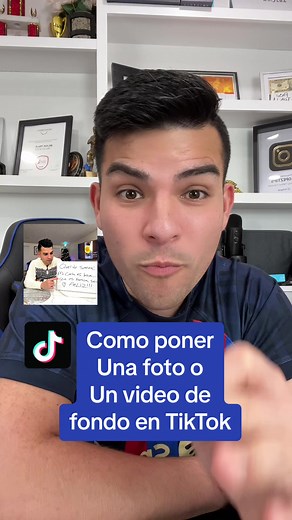 Cómo poner una foto o video de fondo en TikTok