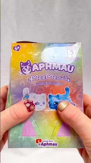 APHMAU Elemental MeeMeows Mystery Plush Rare ASMR Unboxing #asmr #toys #toysunboxing #shorts