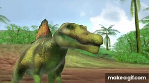 Dinosaurs Battle s1 GD1 #pong1977 on Make a GIF