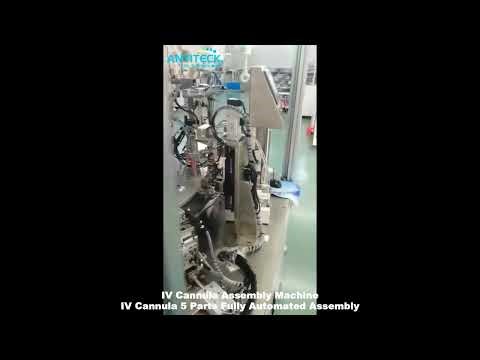 IV Cannula Assembly Machine-Intravenous Cannula Needle Assembly Machine -Butterfly IV Cannula Making