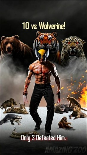 10 VS Wolverine Only 3 Defeated Him