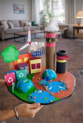 Earth Planet Model Project for School | Kidpid