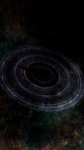 Ringed Planet in Color Nebula | Silent 4K 1 hour Screensaver #4k #screensaver #nebula