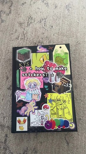 Sticker Tutorial: How to Make Cute Stickers for Your Sketchbook