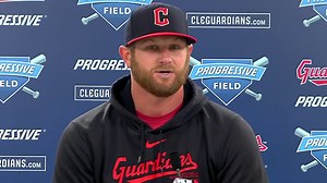 Ben Lively says he had to battle through a lack of off-speed command early Saturday for the Cleveland Guardians. | FanDuel Sports Network Cleveland