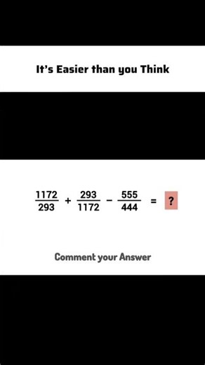 Can you solve this tricky fraction Quiz #sscmts #sscchsl #sscmaths