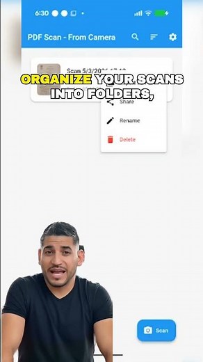 PDF Scan - From Camera