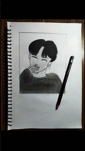 Drawing BTS Jimin: EASY Step by Step Tutorial for Beginners#bts #diy