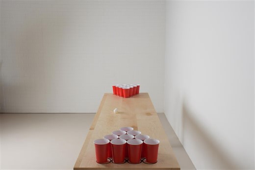 Custom Maple Beer Pong Table With Epoxy Cup Rings - Etsy
