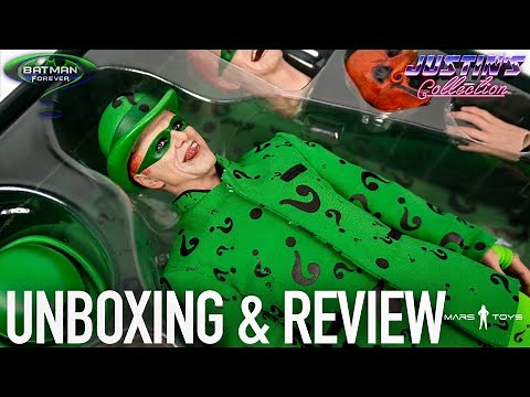 Batman Forever Riddler 1/6 Scale Figure Mars Toys Unboxing & Review