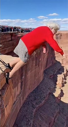 Insane Cliff jump(No Rope!)😱