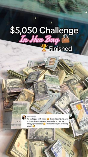 This is an old post, but sooo many of y’all grabbed the In Her Bag binder yesterday that I had to bring it back. 🥹💛 For the ladies who just got theirs here’s exactly how I used mine to stack $5,050: The binder guides you through saving $5,050 but I was able to save more. The pockets are labeled 1-100. You save $5 in pocket 5, $6 in pocket 6 and so on. I added in $100’s In Some of the last pockets. Also instead of getting change I would just stuff the numbered pockets with what I had. Say for i