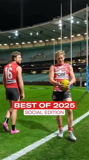 Sydney Swans on Instagram: "BEST OF 2025 (social media edition): Loves a Heeney trick shot 🙂‍↕️"