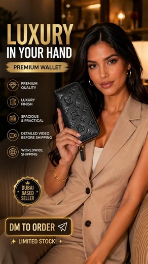 Premium Designer Inspired Wallet ✨ #luxury #wallet