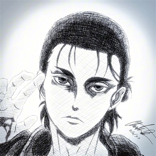 Eren Yeager edit, first time trying hypic style || #eren #aot #viral #fyp #edit || Vital Z