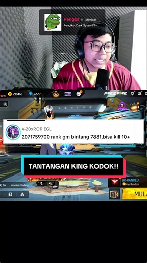 Yang berani tulis dikolom komentar ya id, rank dan berani elim berapa? #BooyahRamadan #FF #FreeFire