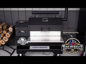 New Yoder Smoker YS640s With Competition Cart - Black on Black!