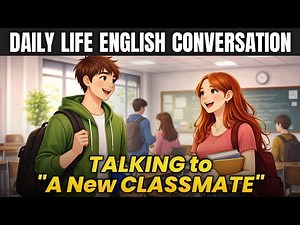 Talking to a New Classmate | Real-Life English Conversation Practice