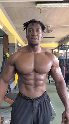 44K views · 1.9K reactions | Chest day pump so good, i can't even pec bounce properly. #chestday #classicphysique | Amouzou Caleb | Facebook