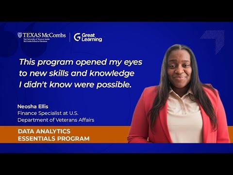 Neosha Ellis’ Journey in UT Austin Data Analytics Essentials Program
