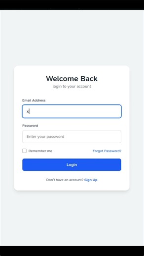 Build a Login Page with HTML & Tailwind CSS | Web Development | Beginner Tutorial