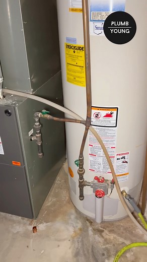 16K views · 175 reactions | Gas line rework. Yes that’s copper gas line, very common here. #plumber #plumbing #waterheater #diy #howto #plomero #gas #homeowner | Plumb Young | Facebook