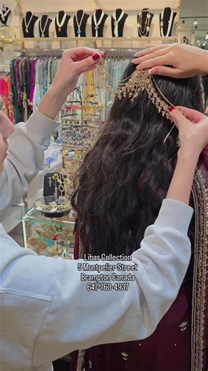 Bride or event ready? 💍✨ From statement jewelry to elegant hair accessories & stunning dresses — we’ve got it all. Visit Libas Collection and let us help you shine on your special day 💖 #LibasCollection #pakistaniboutiqueintoronto #trending #jewelry #hairaccessory