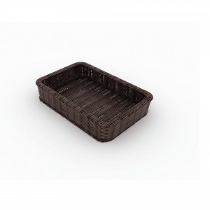 [Hot Item] Produce Basket Display Brown 450*300*100mm Environmentally Conscious and Natural Product Presentation
