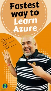 16 reactions | What is the Fastest way to learn Azure ? Watch here - https://youtu.be/G1Zu_8F2Hz0 . . . . #fastestwaytolearnazure #azuretutorialforbeginners #azure #azurelearning #azuretutorials | Questpond | Facebook