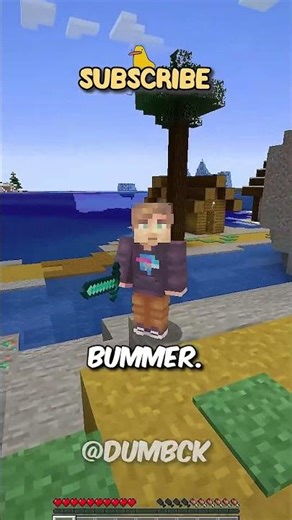 MINECRAFT, but my Voice CHANGES with every DAMAGE! #shorts
