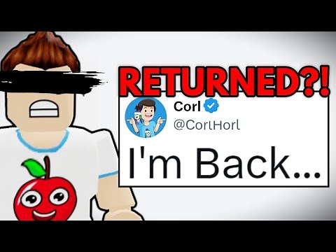 Did This Roblox YouTuber Just COME BACK?! (Corl)
