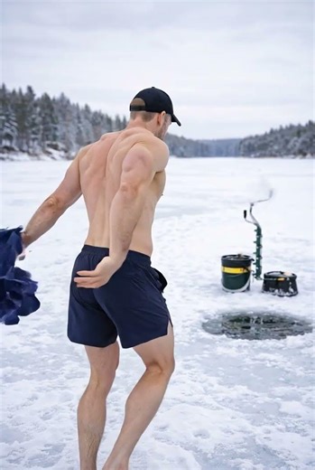 ice bath #memes #funny #foryou #diy #ai #ice #water