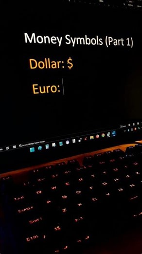 Keyboard Shortcuts for Dollar ($) and Euro (€) Windows 10, 11 | RGB Shortcuts