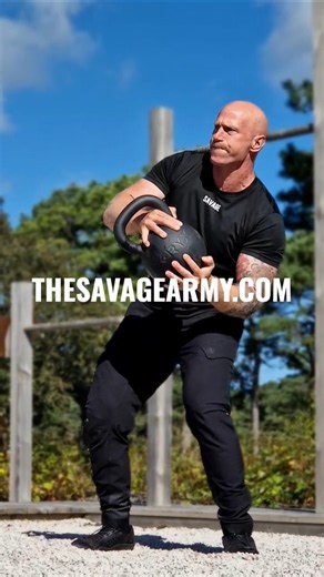 3 KETTLEBELL MOVES FOR MEN - THESAVAGEARMY.COM 🔥