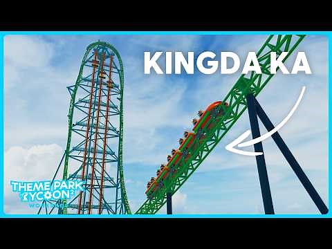 NEW Kingda Ka Recreation Blueprint in Theme Park Tycoon 2