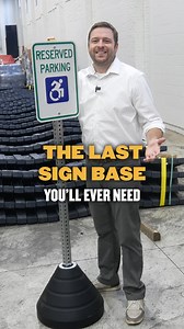 If your business relies on curbside pickup, from restaurants to grocery stores and everything in between, RubberForm’s portable sign bases are built to perform 💪 Made from 100% recycled tires and weighing 75 pounds, these bases are engineered for stability while still being easy to reposition by tipping and rolling. For high-wind areas or taller sign posts, our optional base weight provides added stability to keep your signage upright and visible. Durable, dependable, and designed to last, Rubb