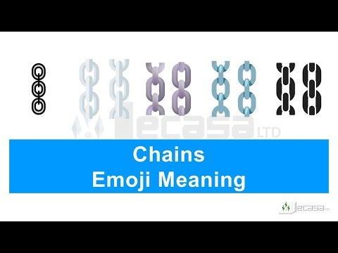 Chains Emoji ⛓ Meaning | Learning Emojis