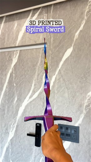 3d printed sword 🤺 #3dprinting #ytshorts #asmr #explore #katanasamurai #anime #animation #shorts