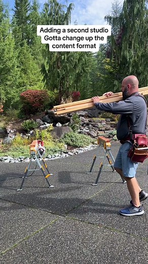 Wanna learn how to build a commercial level recording stufio at home? #studio #film #camera #greenscreen #content #howtoo