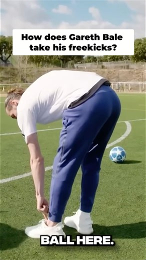 Gareth Bale reveals knuckleball secrets! 🤫💫 #football #soccer #garethbale #freekick