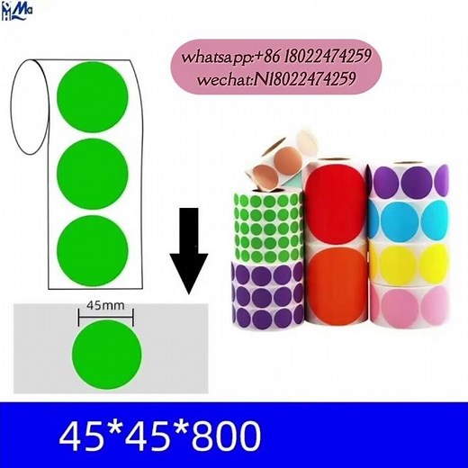Colored Dot Stickers Round Color Coding Labels Polka Circle Dot Label Sticker for Office,Classroom.
