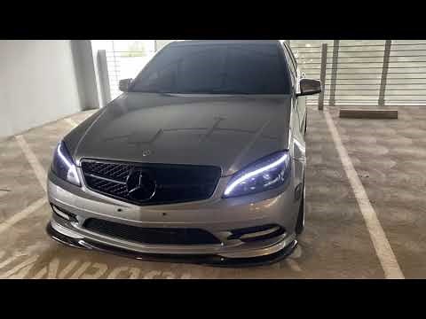 Modded Mercedes Benz c300 w204