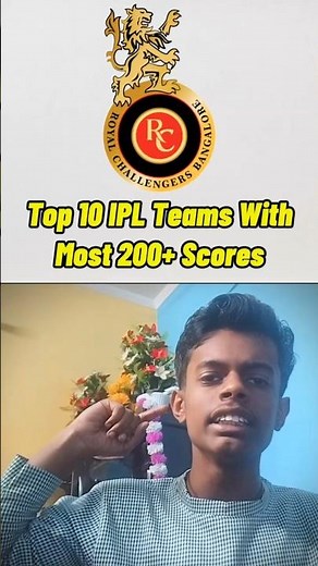 Top 10 IPL Teams With Most 200+ Scores | IPL Records Shorts
