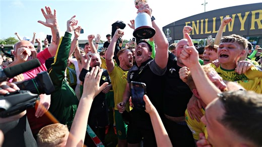 Caernarfon Town reach Europe for the first time in their history